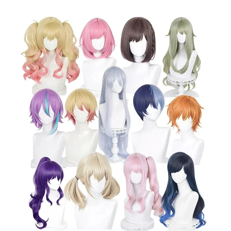 2025 New Project SEKAI COLORFUL STAGE Wigs Akiyama Mizuki Ootori Emu Kamishiro Rui Shiraishi An Saki Tenma Tsukasa Cos ★☆★