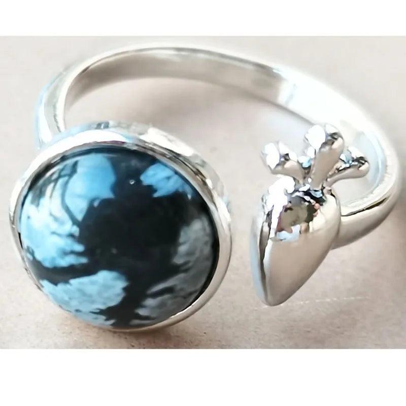 Lapis Lazuli bead Ring PWB1174