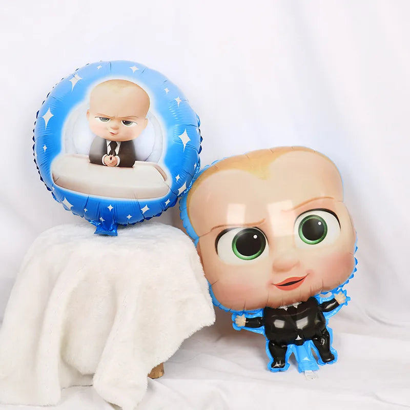5pcs boss baby foil Balloons18inch baby Globos Happy Birthday party aluminum foil decoration balloon baby shower toy