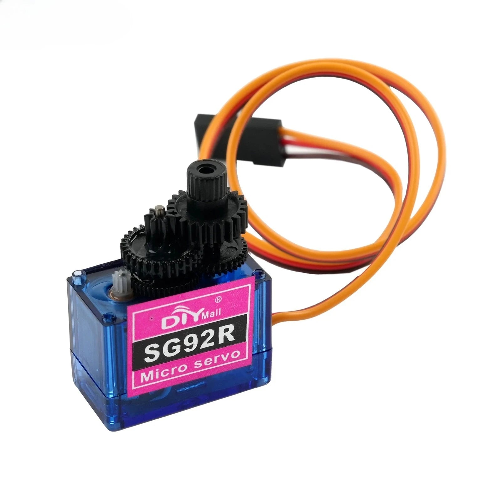 4PCS 9g SG92R Micro Servo Plastic Gear Mini Steering Gear 180/270/360 Degree Carbon Brush Motor for RC Airplane Helicopter Car