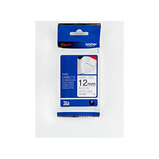 Laminated Tape for Labelling Machines Brother TZEFA3 Blue White