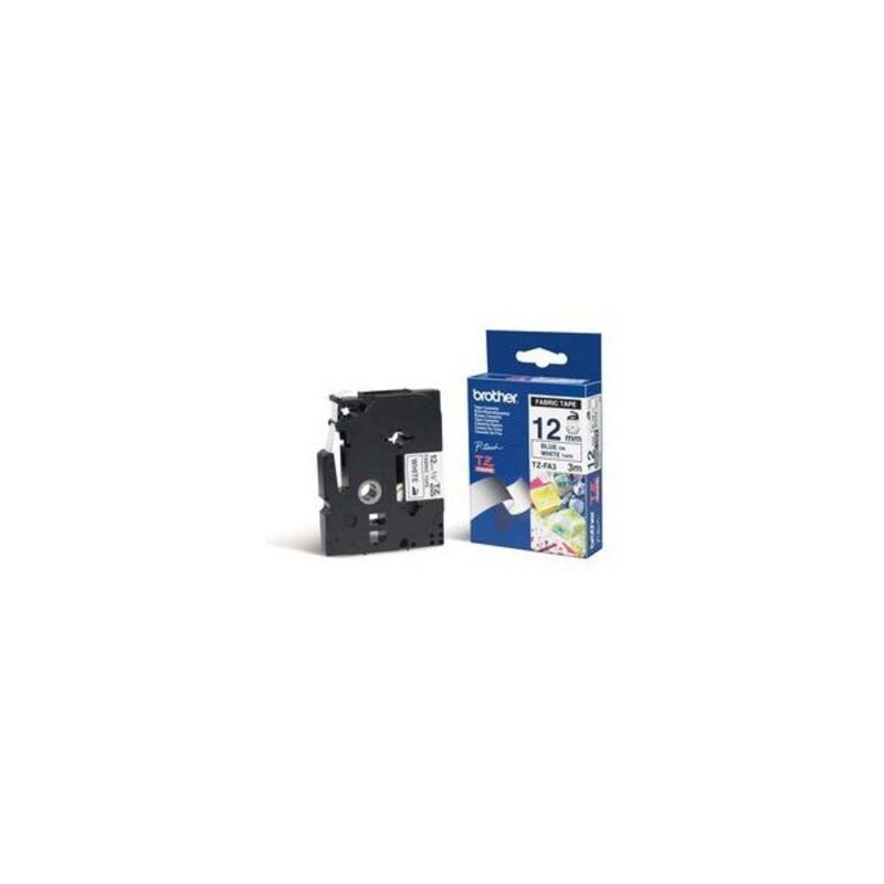 Laminated Tape for Labelling Machines Brother TZEFA3 Blue White