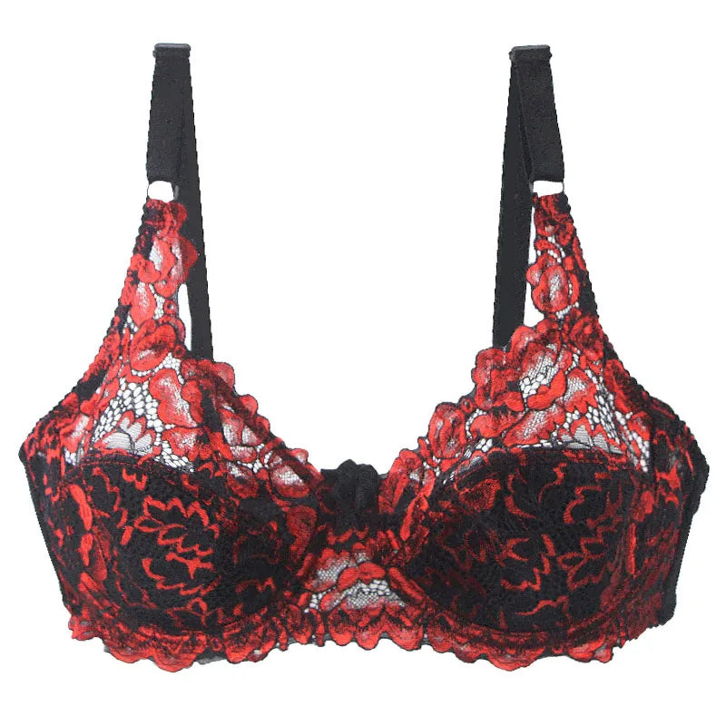 DaiNaFang Lace Embroidered Bras Women Push Up Underwear Sexy Ladies Large BH Tutible Adjusted Bralette Plus Size Lingerie