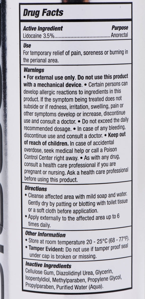 Passion Anal Desensitizing Lubricant - 3.5 Percent Lidocaine - 8.25