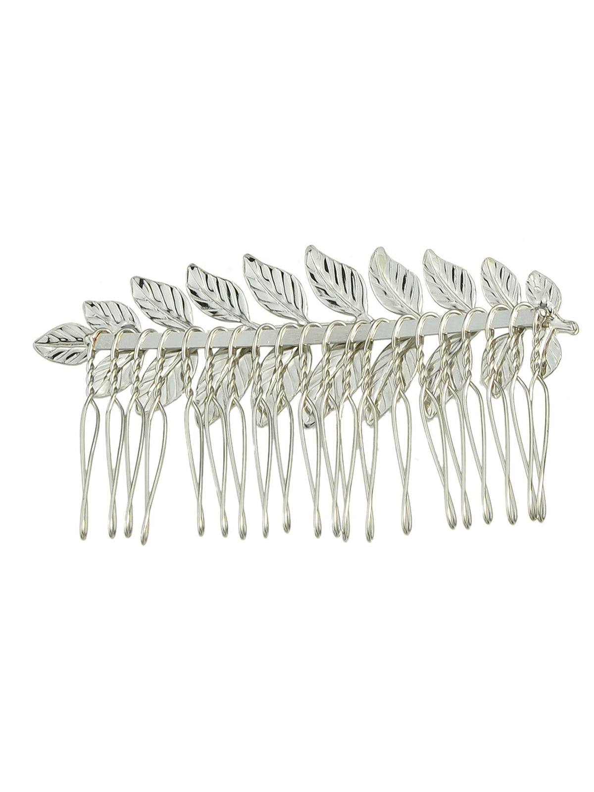 Costume Hair Accessories Gold Silver Leaf Hair Comb Hair Clips Girls