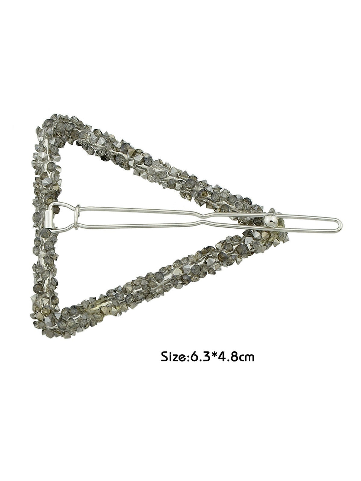 Rhinestone Triangle Hairgrips Wedding Party Hair Clips Hair Barrettes