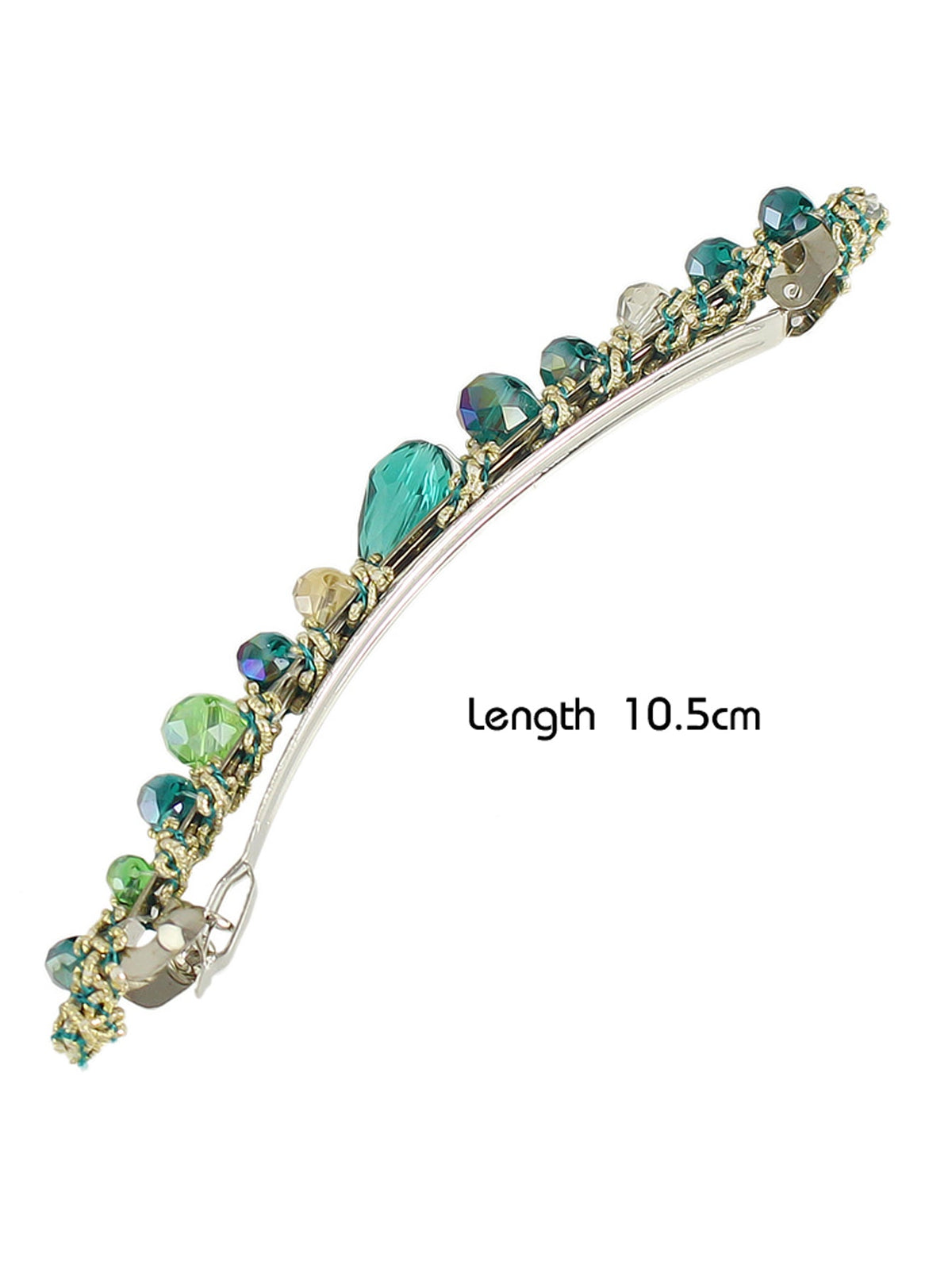 Luxury Handmade Colorful Acrylic Beads Hair Clips Barrette Girl Hair
