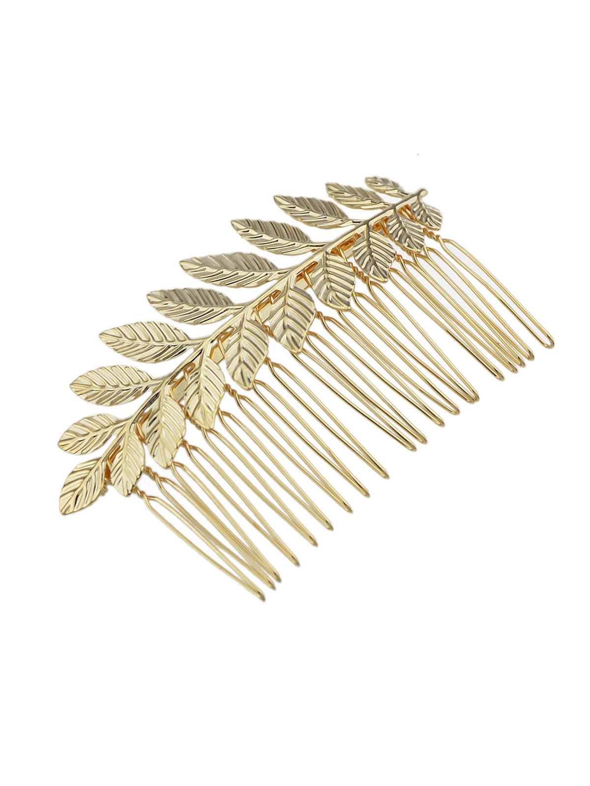 Costume Hair Accessories Gold Silver Leaf Hair Comb Hair Clips Girls