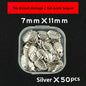 50Pcs/lot DIY Fishing Spinner Sequin Rings Bait Lures Makou water drop tablet Anti secant line Metal Noise Spoon Accessories