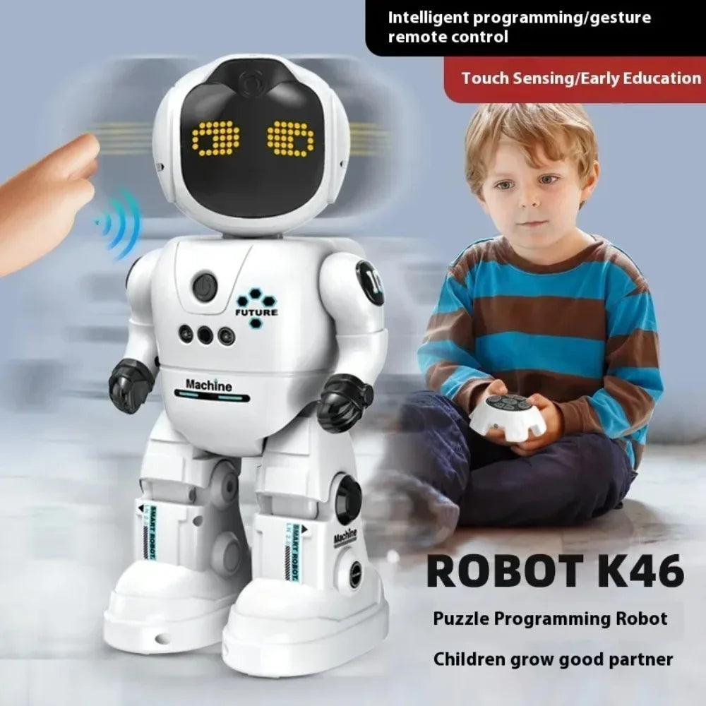 RC Robot Toy Gesture Sensing Programmable Interactive Music Dance Intelligent Remote Control Christmas Birthday Gift for Child