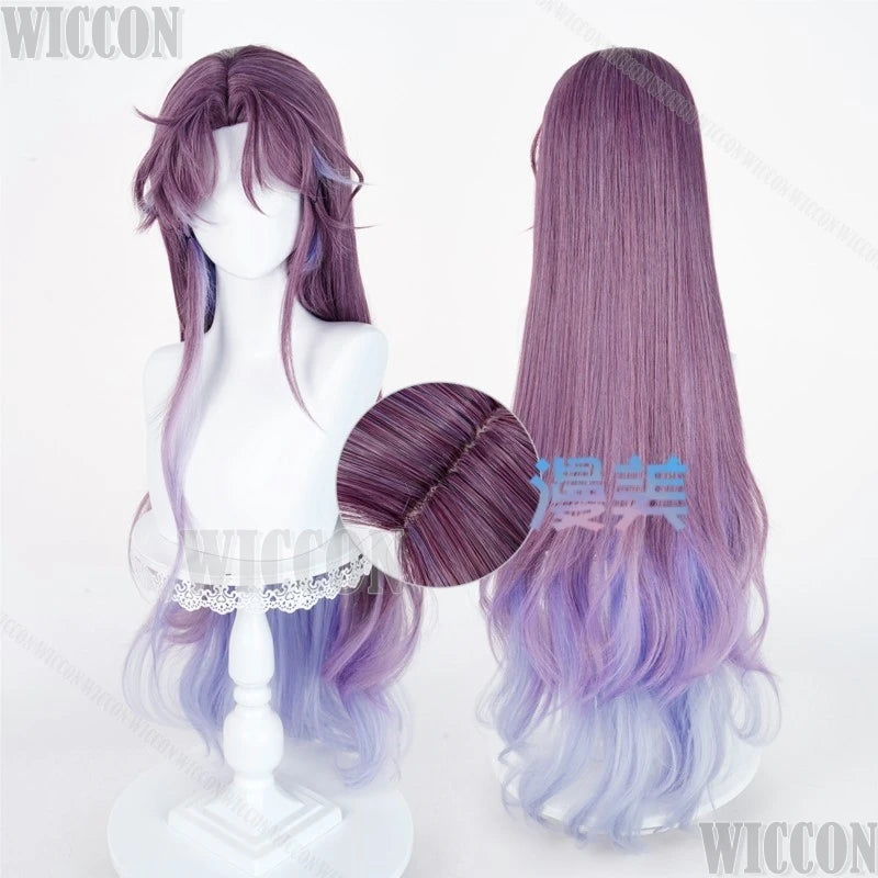 Merman Rafayel Lemurian Sea God Game Love And Deepspace Cosplay Long Purple Hair Wig 3D Prop Man Sexy Outfit Halloween Comic Con