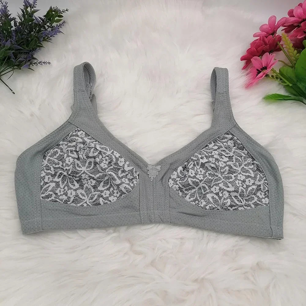 Women's Bra Large Cup C D E F G Lace Embroidery thin Push up Bras Wireless Sexy Lingerie Underwear Bras Top plus size 90-125 C29