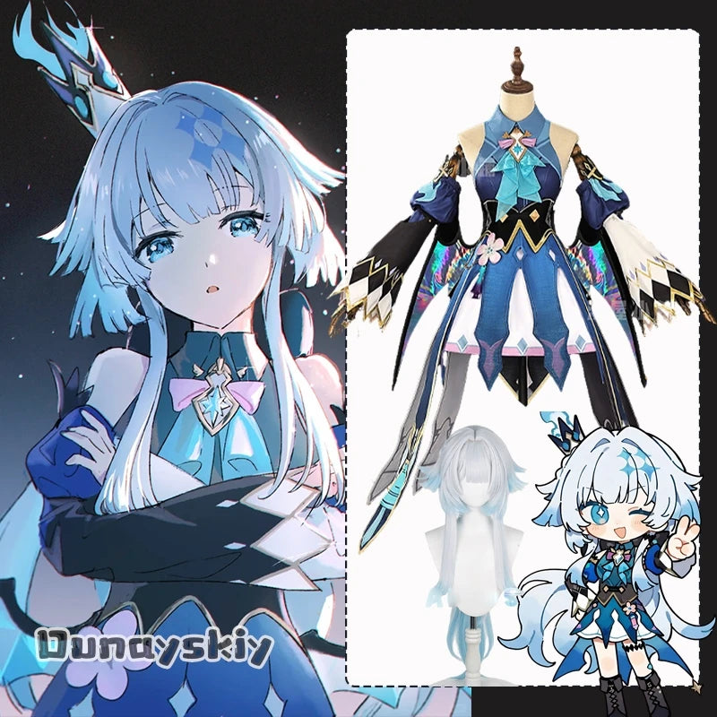 Honkai Star Rail Cerydra Cosplay Costume Cerydra Wig Shoe Dress Uniform Set Halloween Party Disguise for Adult Women Girls