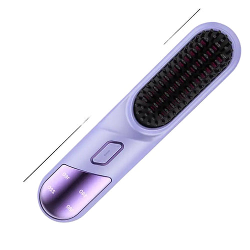 Hair Straightening Brush Fast Heating Negative Ion Hair Straightener