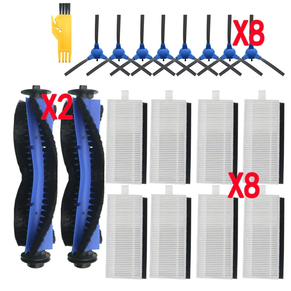 Accessories Kit Compatible With Eufy Robovac 11 S, Robovac 30, Robovac 30 C, Robovac 15C, Accessory Robotic Vacuum 8X Cleaner Fi