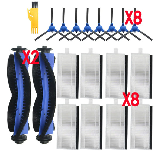 Accessories Kit Compatible With Eufy Robovac 11 S, Robovac 30, Robovac 30 C, Robovac 15C, Accessory Robotic Vacuum 8X Cleaner Fi
