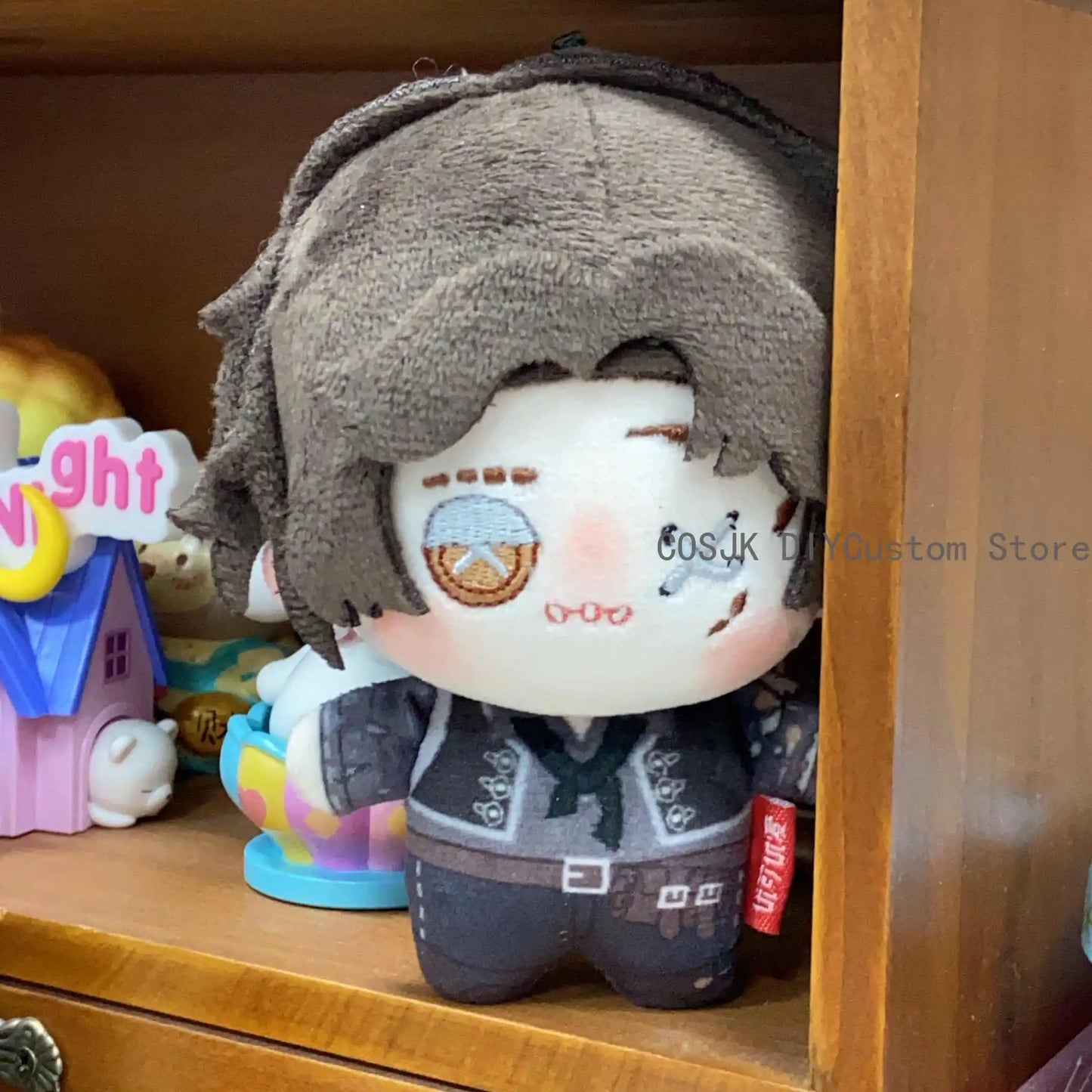 Matthias Czernin Identity Ⅴ10CM Anime Cute Nunu Body Mini Plush Pendant Keychain Plushie Bag Hangings Mascot Christmas Gifts