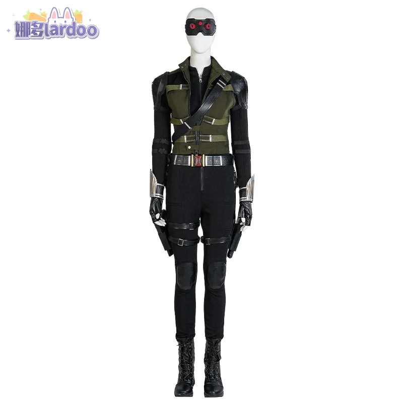 Thunderbolts Yelena Belova Black Widow Cosplay White Widow Costume Halloween Carnival Party Christmas Play Role Clothes Clothing