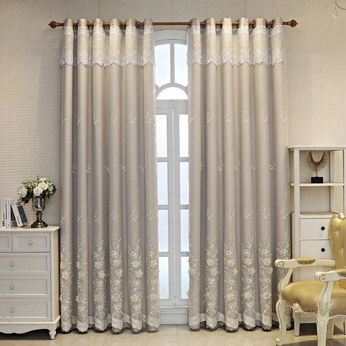 Veloria™ – Double Open Curtain Set – Magnolia Elegance Edition