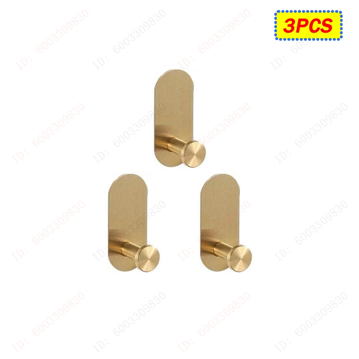 6/3PCS Strong Adhesive Wall Hooks,Self-adhesive Hooks,Towels Hanger Hook,Coat Hanging Rack,Key Holder,Bathroom Accessories