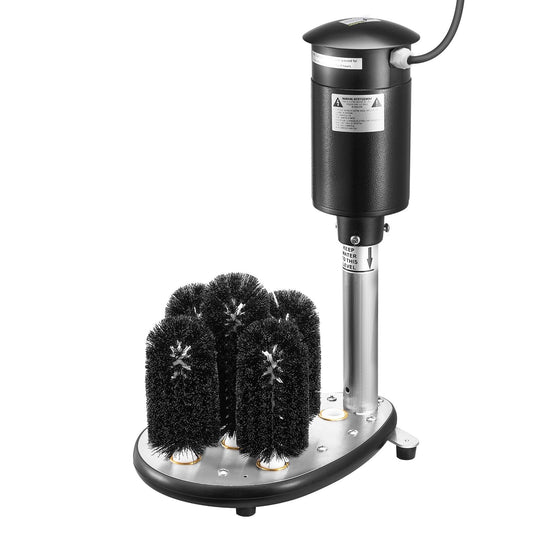 Electric Glass Washer 5-Brush Bar Glass Cleaner 1200 Cups/H For Wine