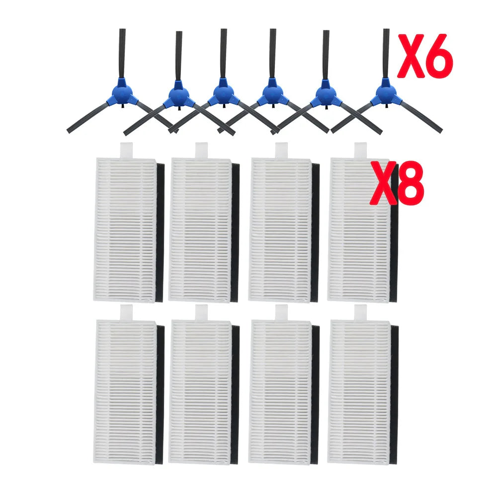 Accessories Kit Compatible With Eufy Robovac 11 S, Robovac 30, Robovac 30 C, Robovac 15C, Accessory Robotic Vacuum 8X Cleaner Fi