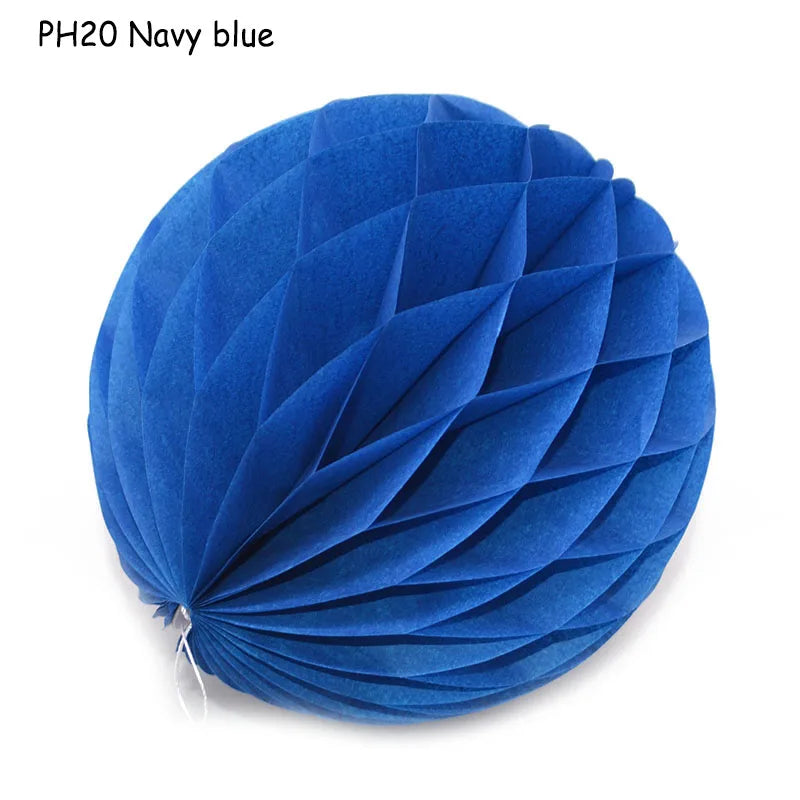 5pcs/lot 10/15cm Decorative Paper Honeycomb Ball Pastel Flower Wedding Kid Birthday Party Decoration Baby Shower Supplies8Z