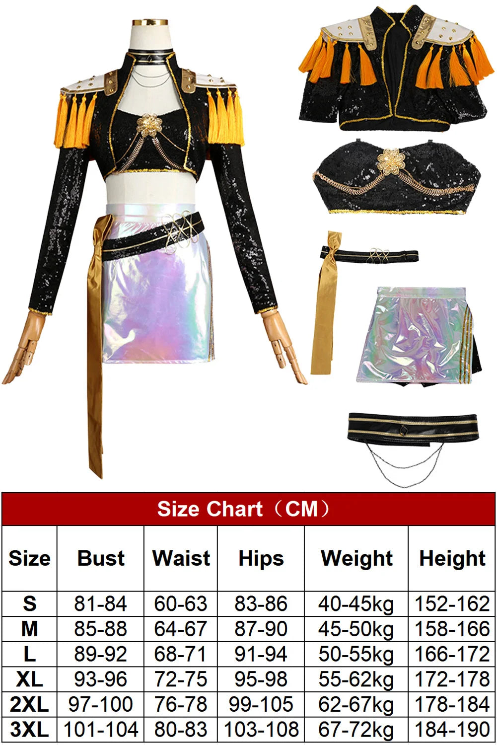 2025 Cartoon Demon Hunter of KPop Cosplay Mira Top Pants Skirt Clothing Wig Hallowmas Carnival Roleplay Suit Outfits For Women