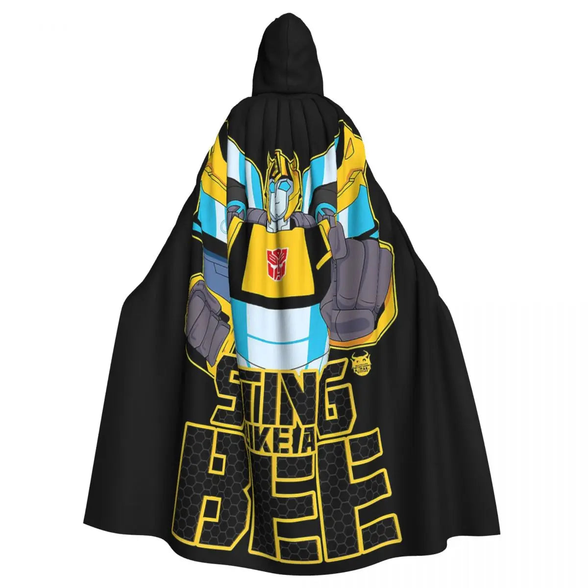 Transformers Autobots Long Hooded Cloak Witch Medieval Costume Cosplay Cape HalloweenCoat Adult Unisex