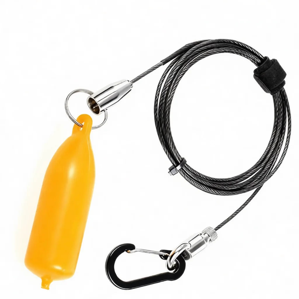 Portable Stainless Steel Live Fish Lock Buckle Fishing Stringer Gear Snap Hook For Outdoor Freshwater Sea Tackle