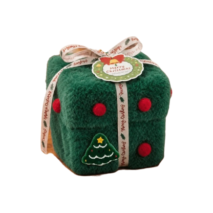 Velvet Christmas Packaging Box Thick Velvet Fabric High-End Christmas Eve Gift Box Xmas Velvet Gift Box Christmas Decoration