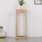 H5.20 new chinese style ash wood entryway bonsai stand balcony living room decorative flower stand shelf