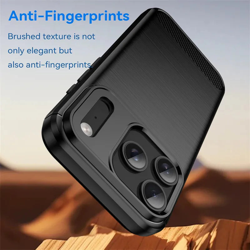 For iPhone 17 Pro Case For apple iPhone 17 Air iPhone 17 Pro Max Cover Shockproof Anti-Slip Brushed TPU Protective Phone Cover