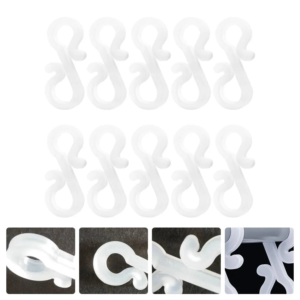 50 Pcs Christmas Light Clip Decor Ornaments Hooks Holiday Decorative Coat Hanger