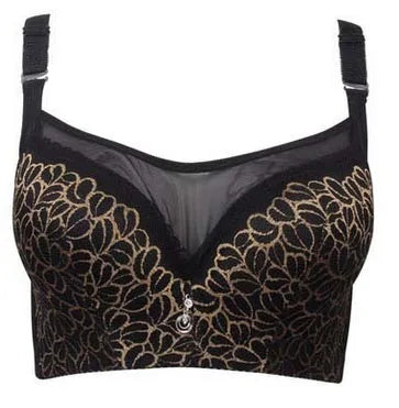 Full Coverage Lace Sexy Bra Women Solid Push Up C D DD E F Cup Bralette Big bust 34 36 38 40 42 44 46 Top Lingerie Exotic C3312