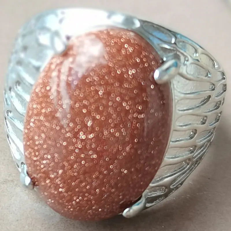 Beautiful jewelry  Malachite Bead Ring  PWB1193