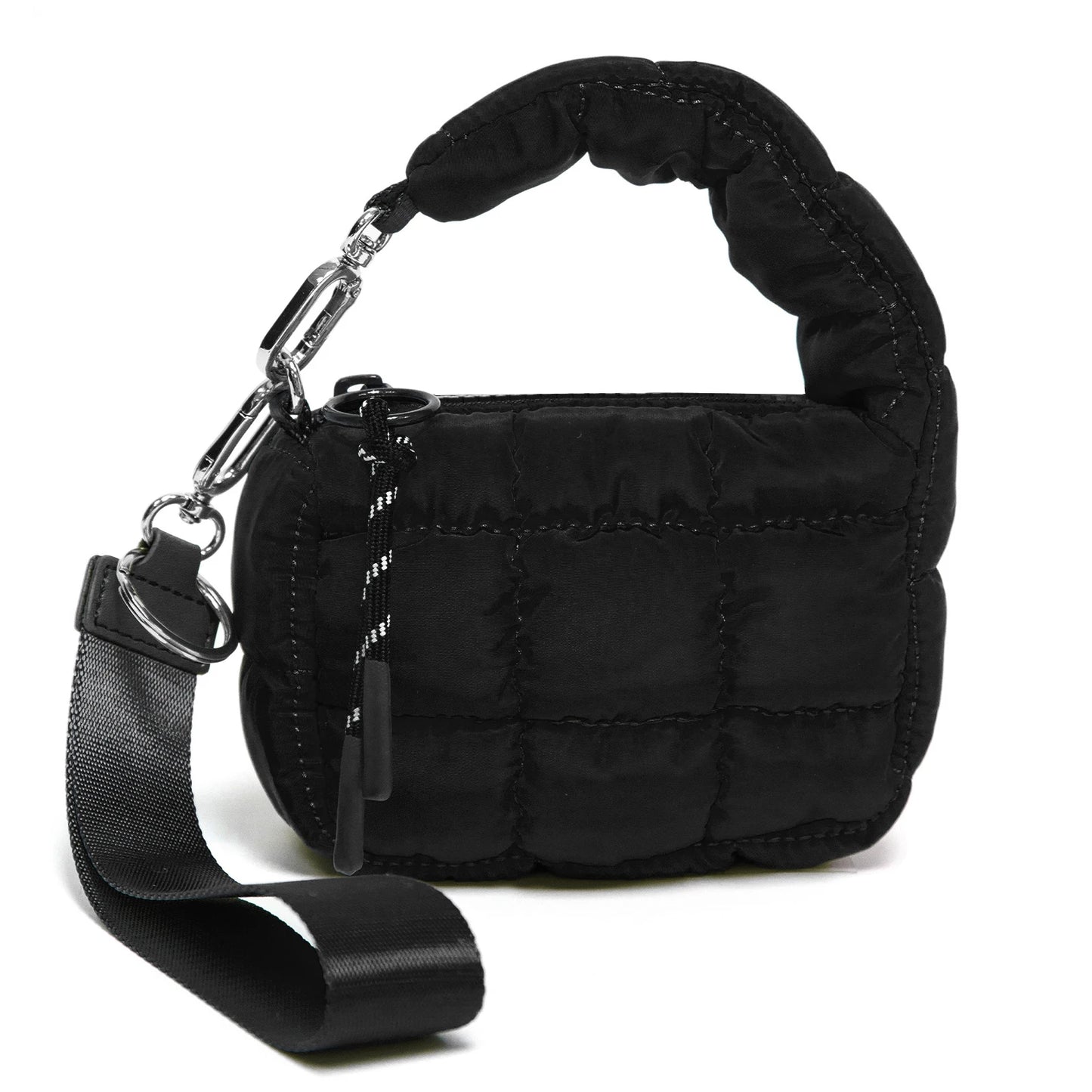 Mini Lipstick Bag Quilted Coin Bag Same as Free people Cosmetic Bag Cute Puffer Handbags Makeup Pouch Christmas Gift for Women