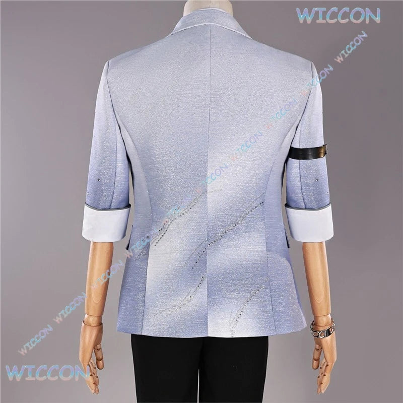 MAG@Love And DeepSpace Player Mc Caleb Cosplay Skyline Clouds Coat Suit Outfit Costume Mens Game Date Look Couple Clothes Suit W
