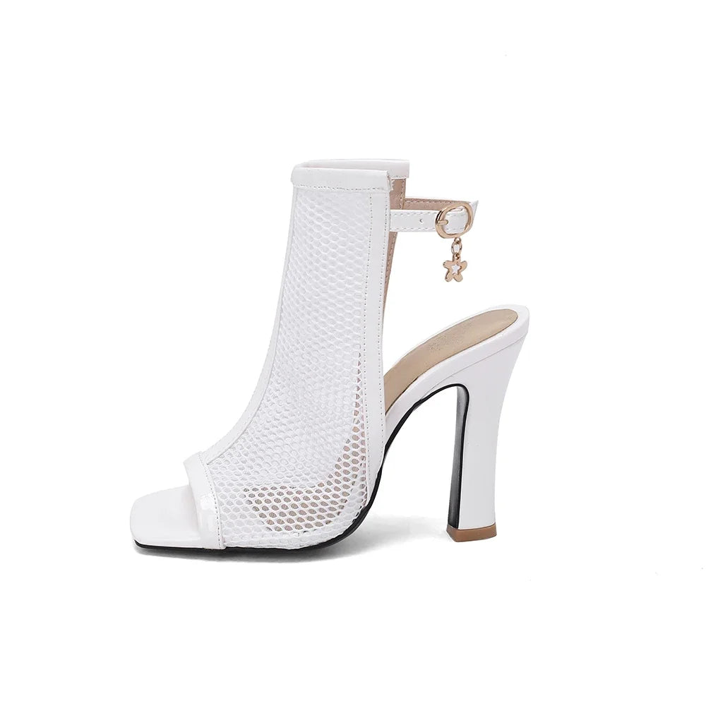 New Summer Fashion Pink Blue Women Sandals Sexy Super High Heels Lady Party Shoes Plus Big Small Size 12 32 43 45 48