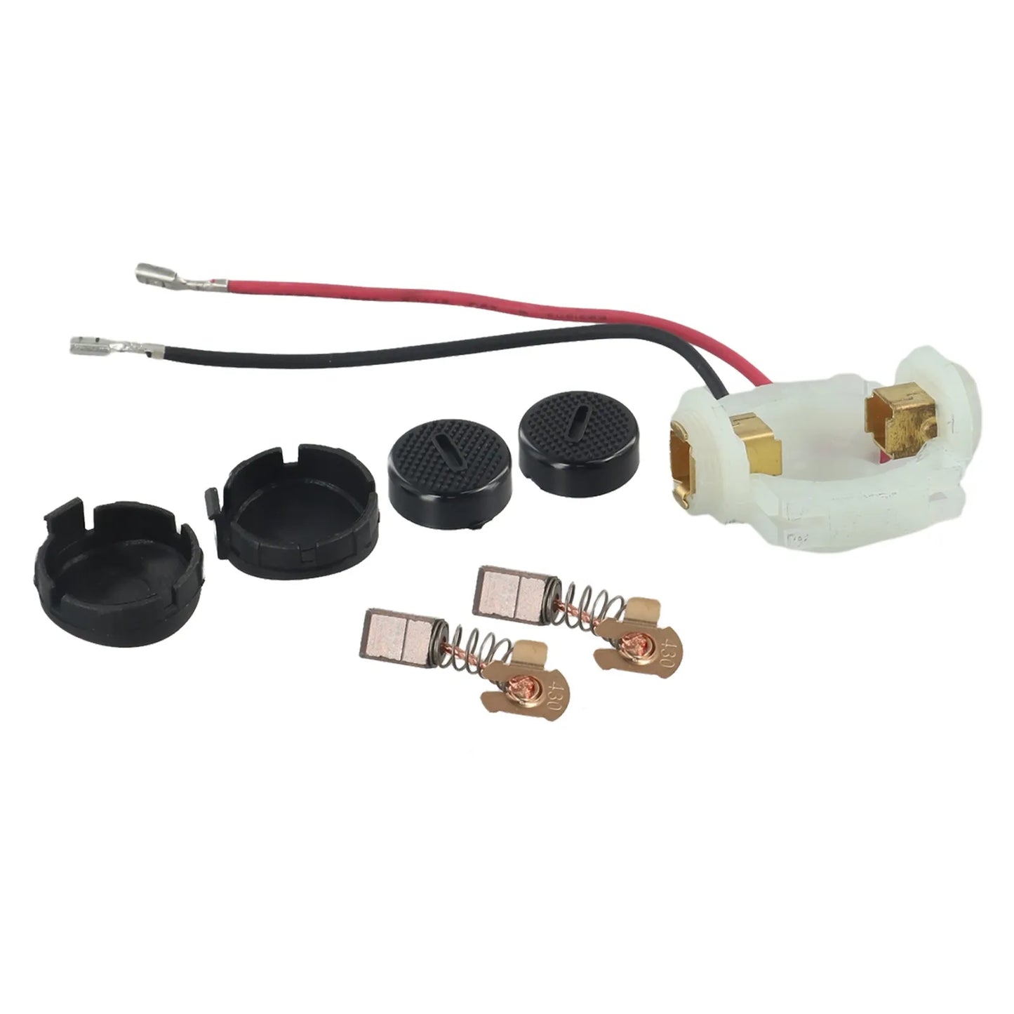 1 Set Plastic+Metal CB430 Carbon Brush Holder For-Makita 638921-2 BGA450 BGA452 DGA452 BGD800 Carbon Brush Holder Power Tools