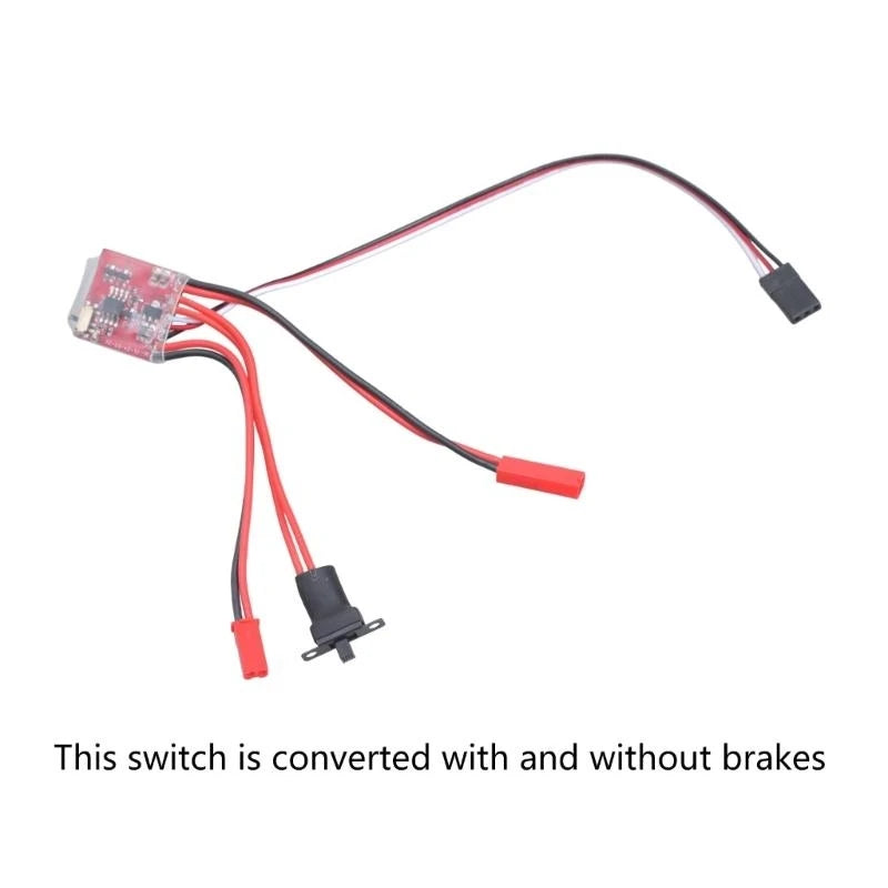 30A 4-8V Mini Brushed Electric Speed Controller RC Car Motor 1/16 1/18 1/24 ESC Brush Electronic Motor Speed Controller 601E