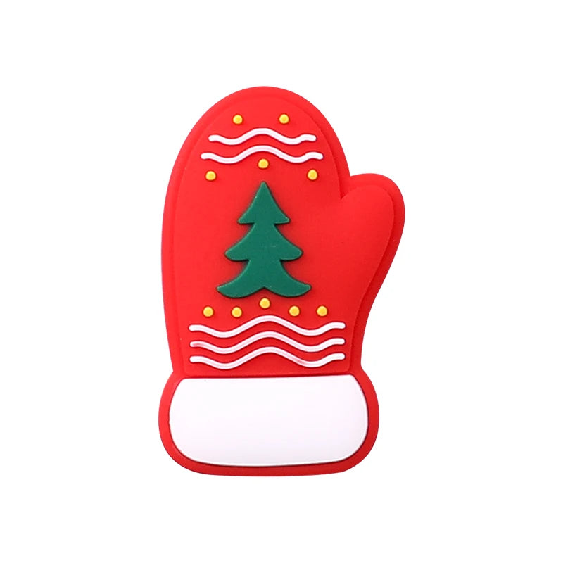 5/10Pcs Silicone Beads Christmas Day Theme Focal Beads for Jewelry Making DIY Beaded Pen Keychain Jewelry Accessories Gift