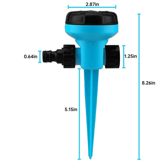360 Degree Rotating Quick Connect Automatic Large Area Sprinkler For Yard Lawn And Garden Convenient Grassland Irrigation Tools