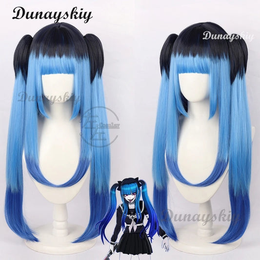 Darumi Amemiya Sumino Takumi Shizuhara Hiruko Game The Hundred Line Kako Tsukumo Cosplay Wig Hair Last Defense Academy Party