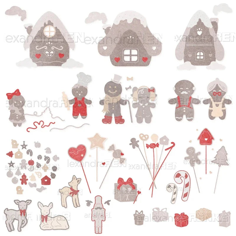 Piggy Craft metal cutting dies cut die mold New Christmas decorations Scrapbook paper craft knife mold blade punch stencils dies