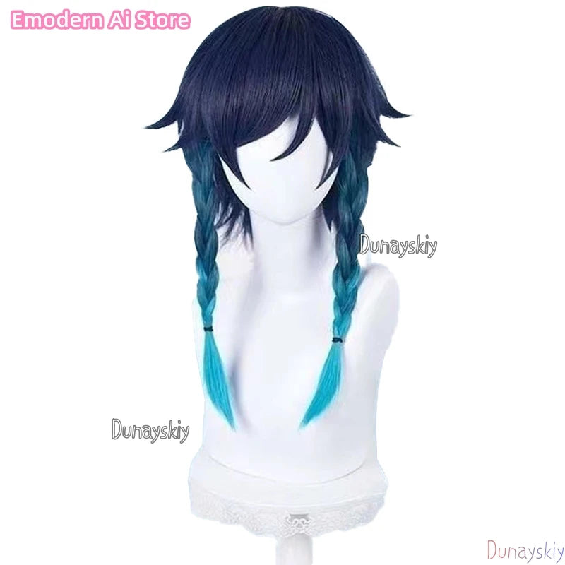 Anime Genshin Impact Cosplay Venti Women jiakei Dress Costumes Loose Jacket Coat Hoodie Short Sleeved Skirt Set Disguise Outfit