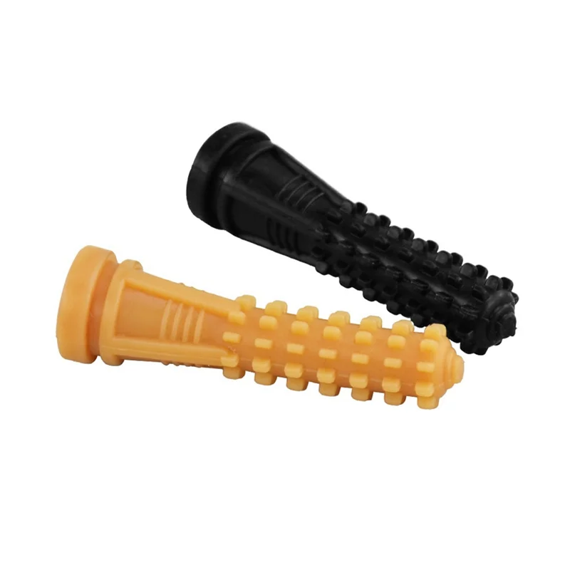 50PCS Chicken Plucker Fingers, Poultry Feather Plucking Rubber Hair Removal Finger For Chicken Duck Quail Goose Durable Yellow-B