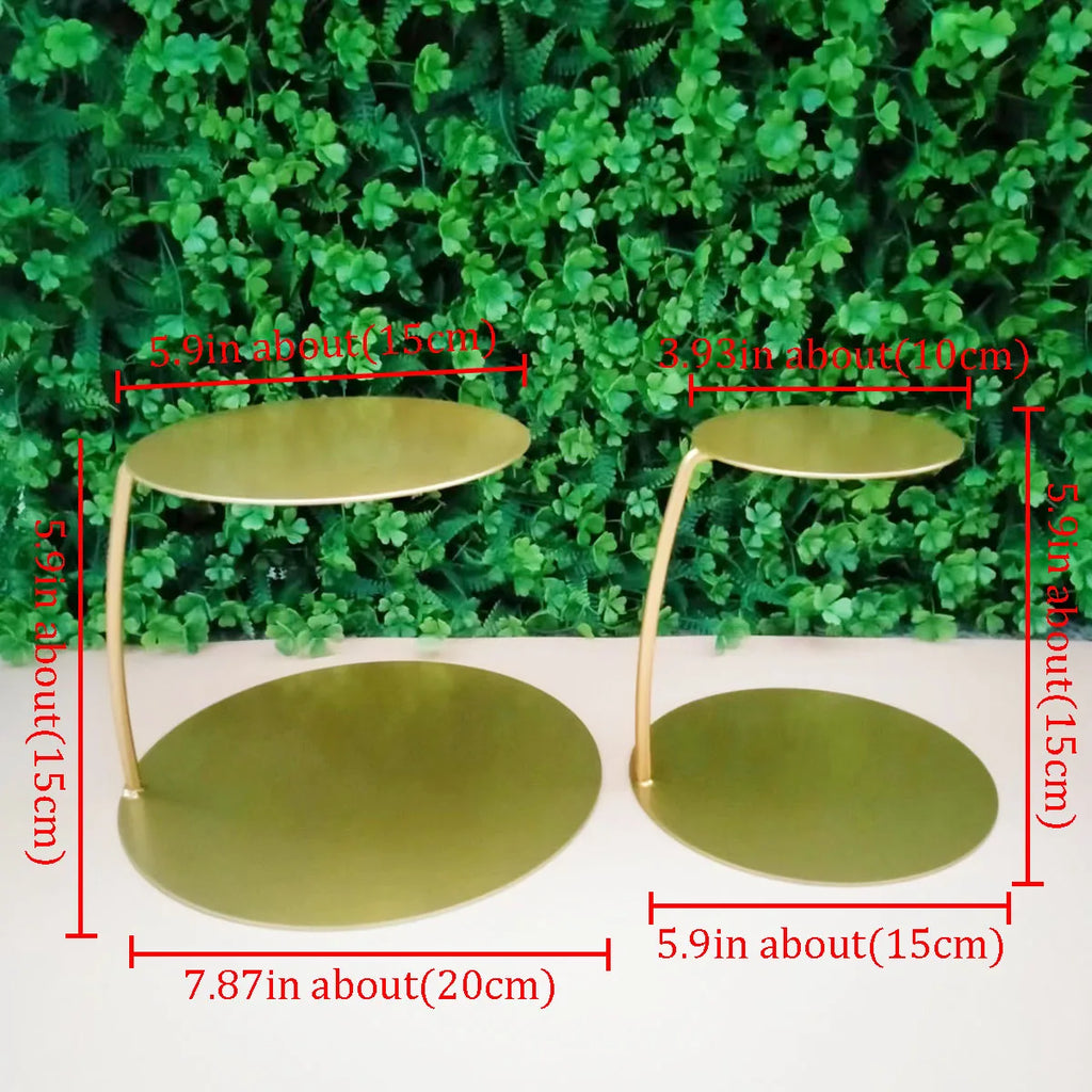 Metal Wedding Cupcake Cake Stand Floating Cake Holder Separator Wedding Birthday Party Dessert Display Stand Decorative