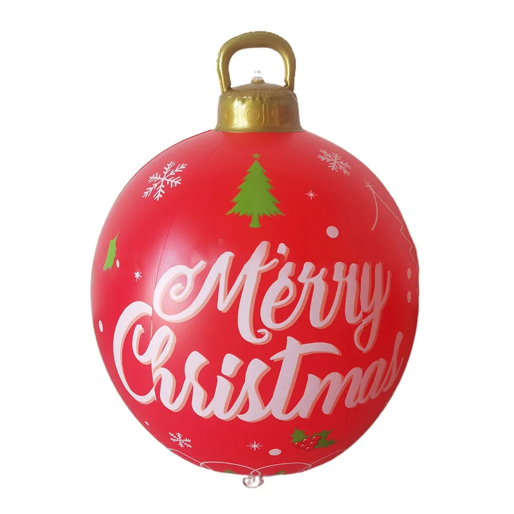 Giant 60cm Gardens Balloon Decoration PVC Christmas Ball DIY Toy Courtyard Balloon Christmas
