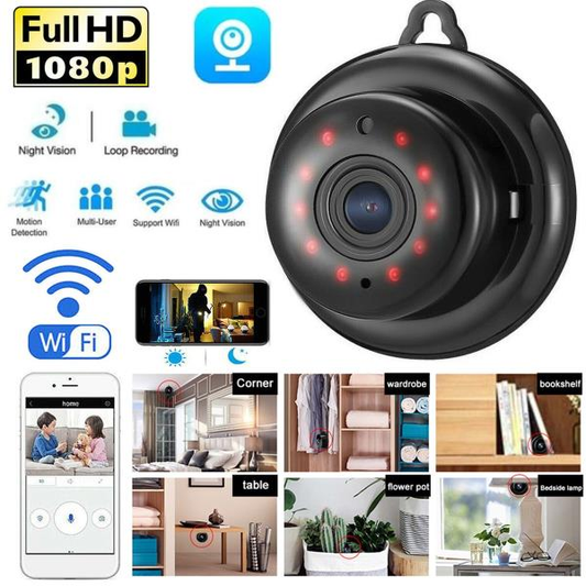 CCTV Camera WiFi 1080P Wireless IR Indoor Outdoor Security Night